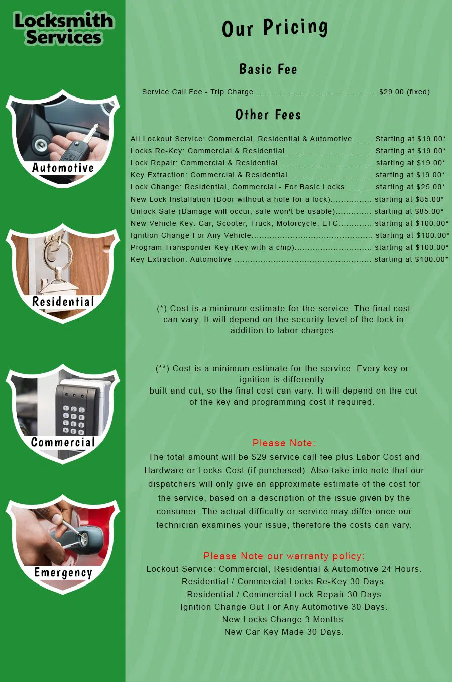 Hamilton VA Locksmith Store Hamilton, VA 540-218-1958